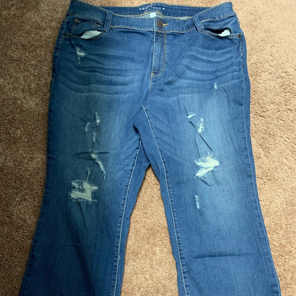 Boutique Skinny Cropped Jeans